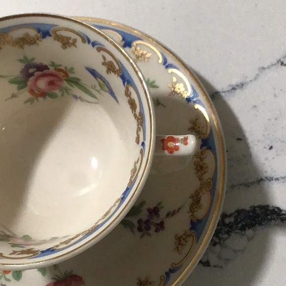 Set of 2 cup and saucers Old Ivory Syracuse China - Picture 3 of 6